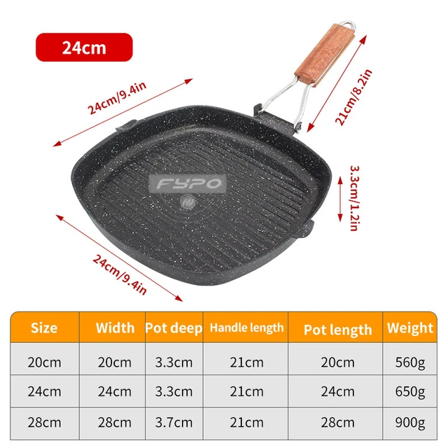 14-Inch Frying Pan Nonstick Cookware Aluminum with Helper Handle -  AliExpress