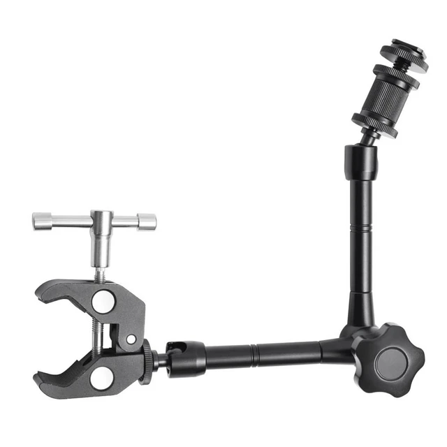 Camera Clamp 7/11 inches Adjustable Magic Articulated Arm for Mounting  Monitor LED Light LCD Video Camera Flash Camera DSLR - AliExpress