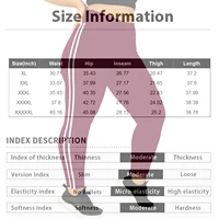 Women's Leggings Plus Size Sexy Solid Color Butt LiftingThermal High Waisted Slimming Shapewear Leggings Workout Pants Leggings - Image 6