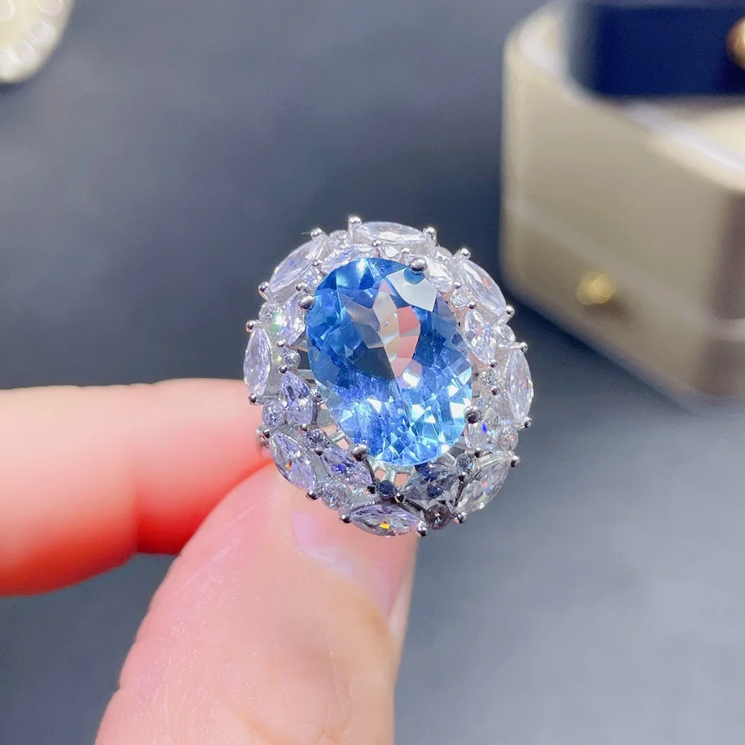 RUZZALLATI bague de fiançailles et de mariage pour femme, anneau en pierres précieuses de 6