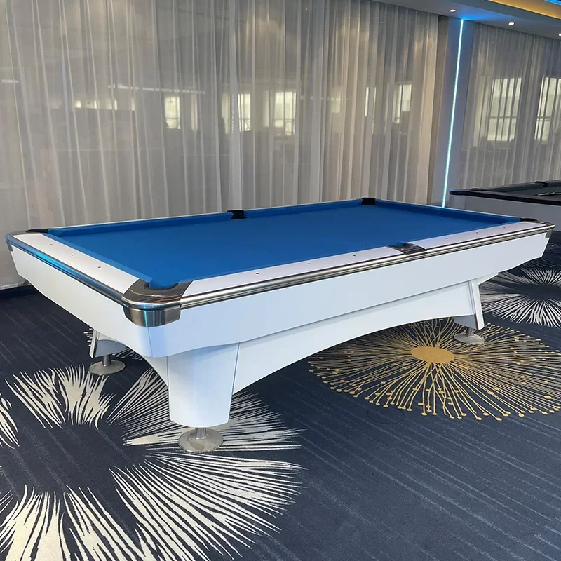 American Style 9 Ball Billiard Table 7ft/8ft/9ft Solid Wood Legs with Cue & Whole Set Accessories for Pool Snooker
