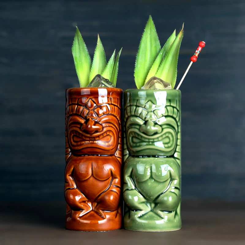 

320ml Maori Totem Home Decoration Tiki Mug Ceramic Cup Hot Sale Beer Cup Coffee Mug Tiki Cup Ceramic Crafts