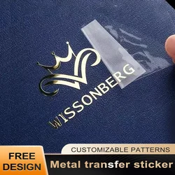 Custom Metal Label Nickel Plate Custom Nameplate Label Electroforming Plate Ultra-thin Metal Split Logo Nickel Label