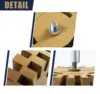 3.5/4 Inch Decal Remover Eraser Wheel Remove Car Stickers Adhesive Glass Metal Emblem Pinstripes Rubber Wheel with Drill Adapter 3