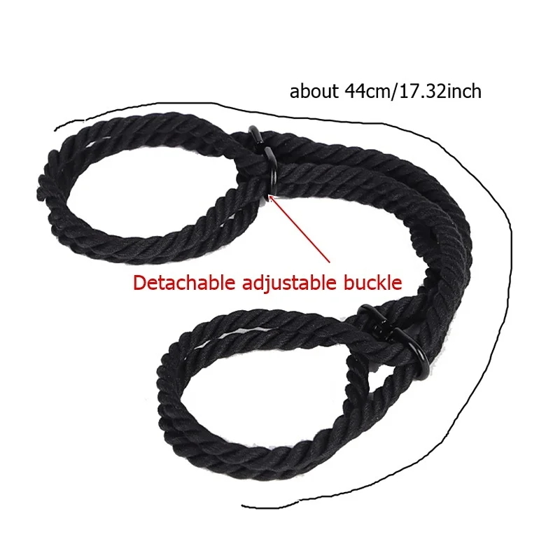 Rope Handcuffs Wrist Ankle Cuffs BDSM Adult Sex Toys for Couples Bondage Slave Restraints Fetish SM Accessories sex toys sex handcuffs