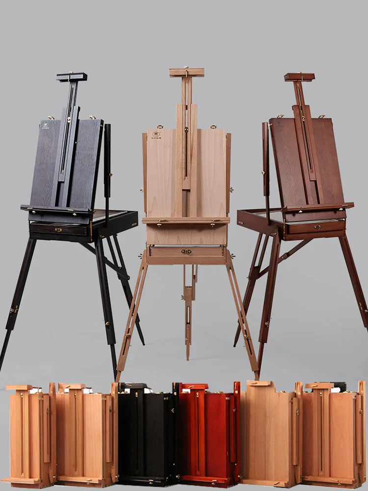 Premium Beech Wood Easel For Painting Men/Women Art Easel Stand Portable Outdoor Drawing Stand Art Supplies For Artist