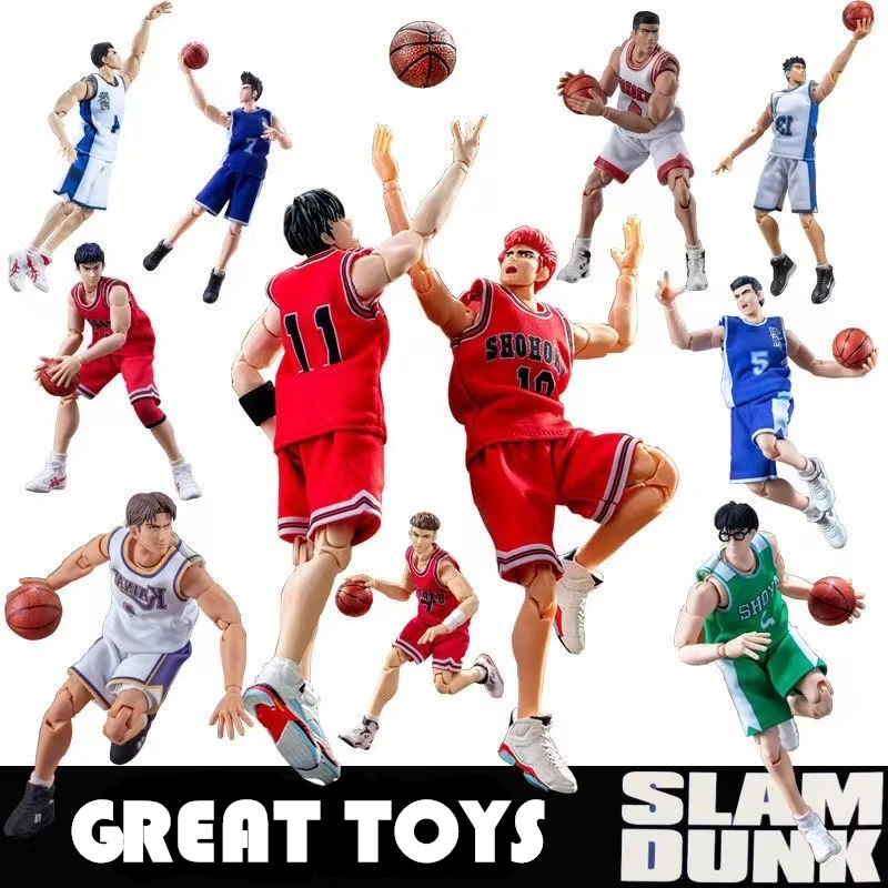 

GREAT TOYS GT Dasin SLAM DUNK model Hanamichi Sakuragi Mitsui Hisashi Rukawa Kaede Miyagi Ryota Kogure Sawakita action figures