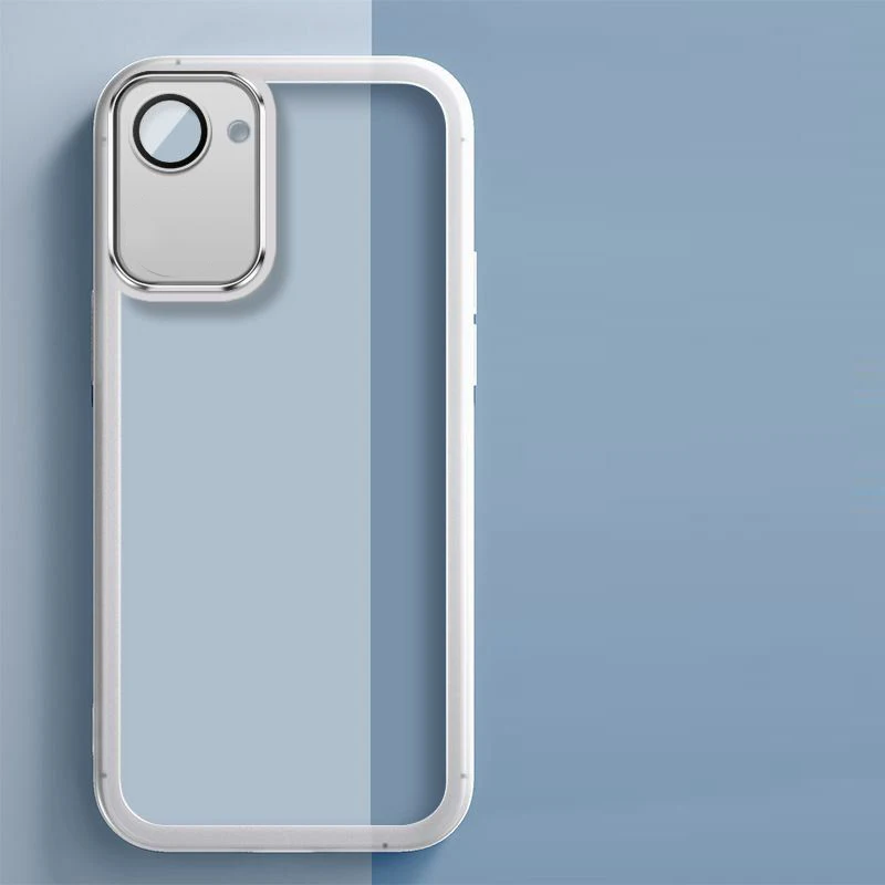 Transparent Silicone Phone Case with Camera Protector Lens Cover