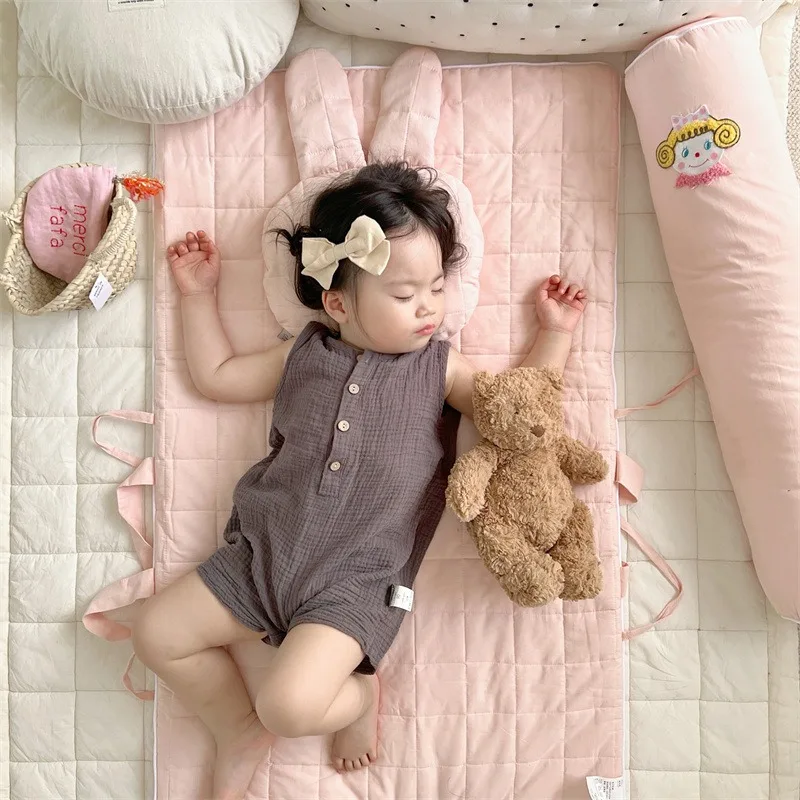 Pure Cotton Thickened Baby Kindergarten Portable Storage Washable Mattress Newborn Mattress