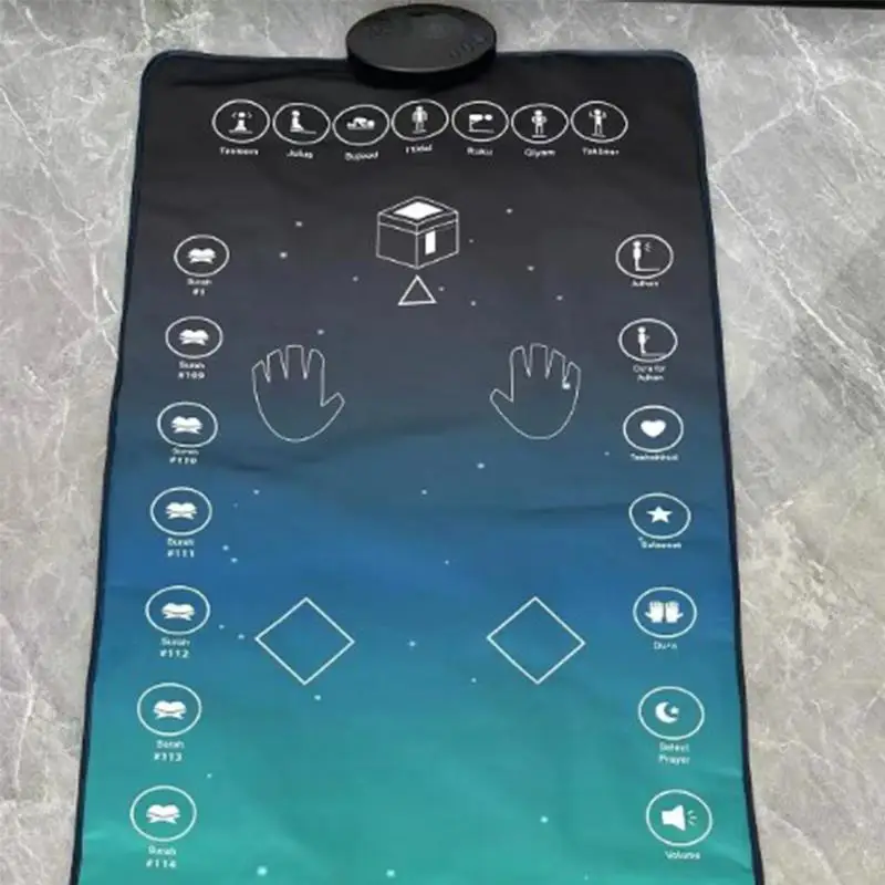 

Умный мусульманский молитвенный коврик, ислама, интерактивное семейное электронное поклонение, Молитвенное обучение, музыкальный коврик, электронный поклонение, ковер