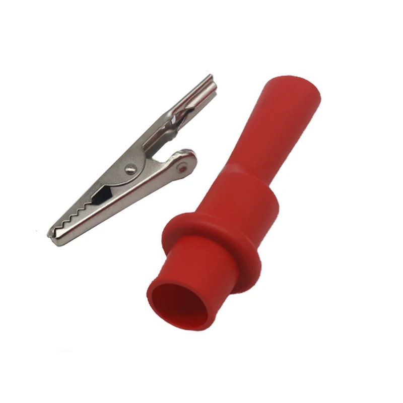 10A 1000V Alligator Crocodile Test Clip Clamp For Multimeter Tester Probe Crocodile Clip 2PCS