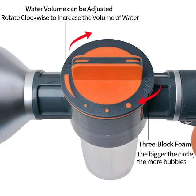 Hab Lance Víztámogató Fúvóka Jet Kerti Autó Vízmosó Permetezőgép Edénytisztító Autómosóval - Image 3