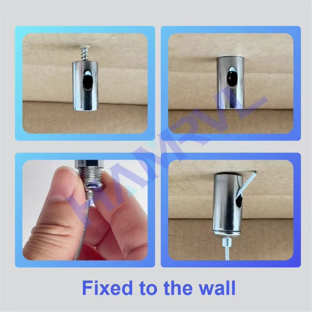 100cm Adjustable Hanging Chains Ceiling Light for Hexagonal Garage Suspension Lamp Sling Lifting Wire Accessory Kit Steel Rope