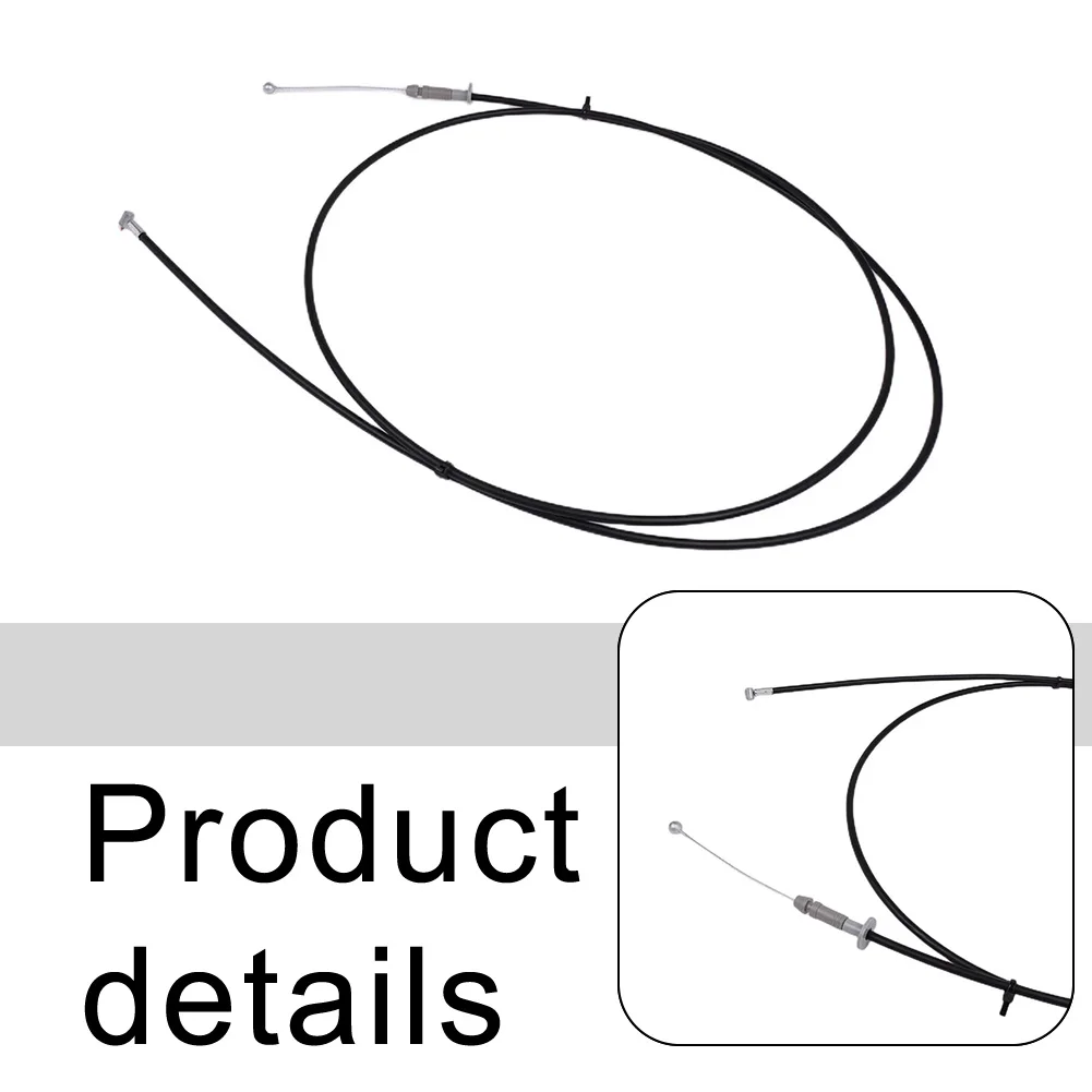 후드 래치 수리 블랙 후드 릴리스 케이블 토요타 RAV4용 케이블 잠금 보닛 릴리스 케이블 내마모성 설치가 빠름