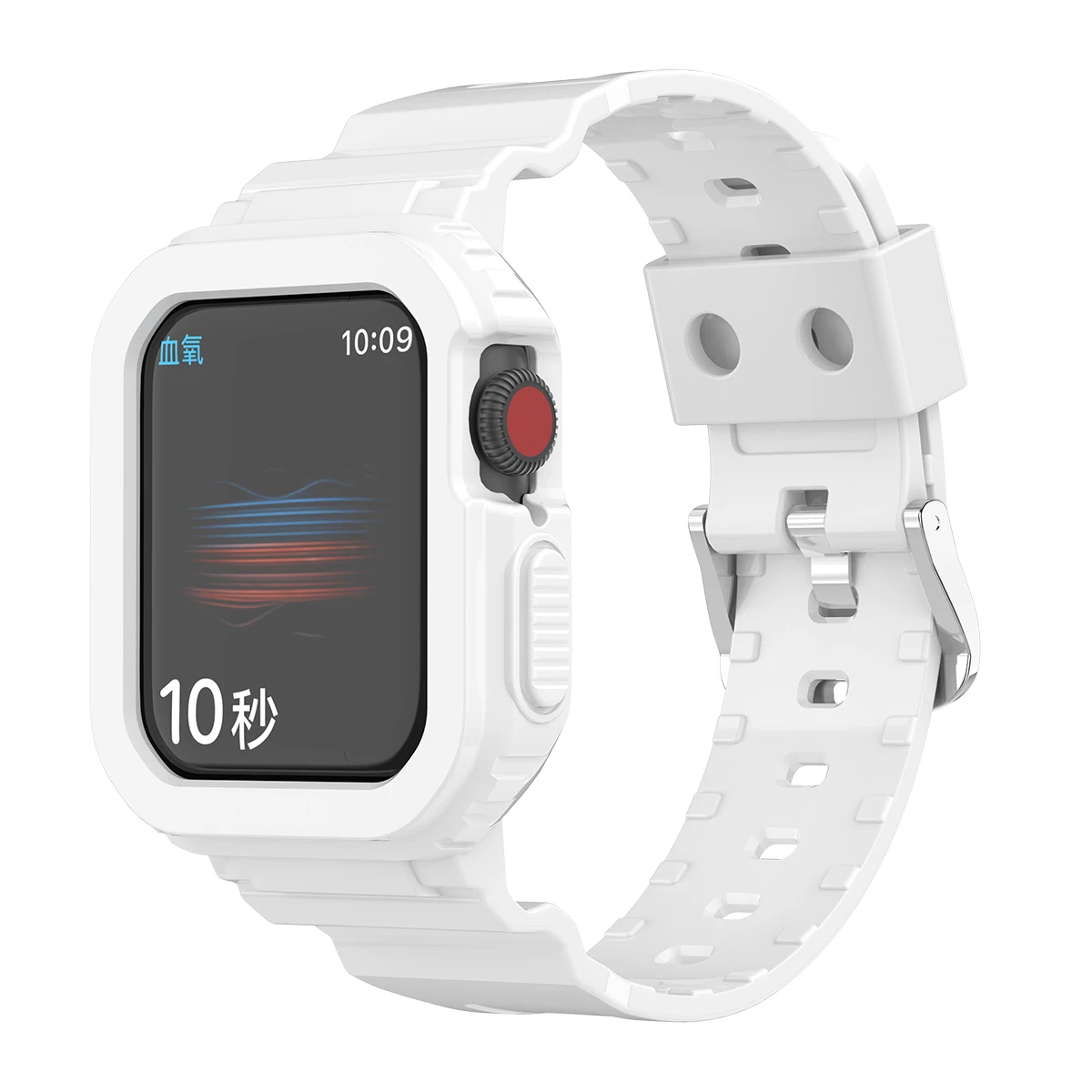 Crystal Clear Jelly Sport Band with Bumper Case