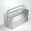 Thickened Stainless Steel Toolbox Multi-functional Three-layer Folding Professional Iron Tool Box Home Tools Packaging 5