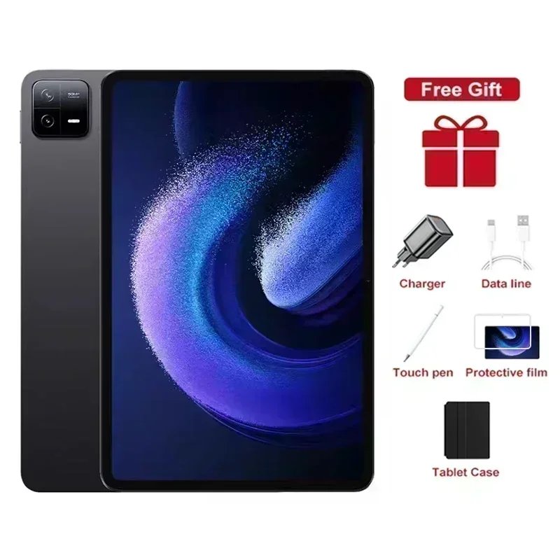 thumbnail image 1 of Tableta Pad 6 Pro original nueva 2024 Android 13 16 GB 1 TB Dual SIM 10 núcleos WPS GPS Bluetooth 5G Red Llamada telefónica Mi Tablet PC, 1 of 5