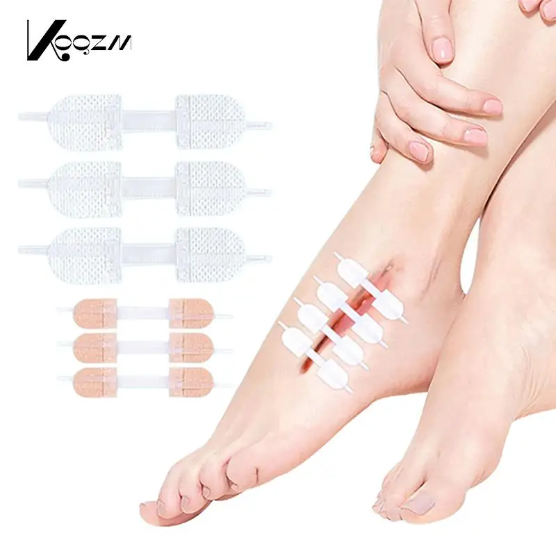 

3pc Zipper Tie Wound Closure Patch Hemostatic Patch Wound Fast Suture Zipper Band-Aid Outdoor Portable