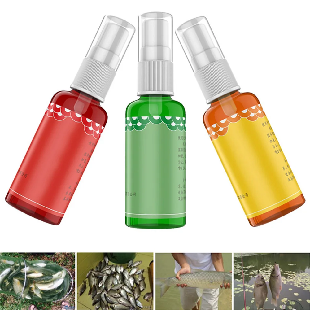 1 Bottle Fishing Lure Carp Fishing Bait Artificial Spray 30ml