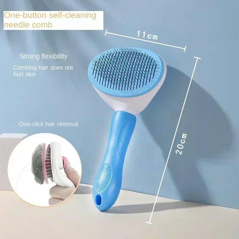 Pet Hair Removal Comb - Non-slip Beauty Brush