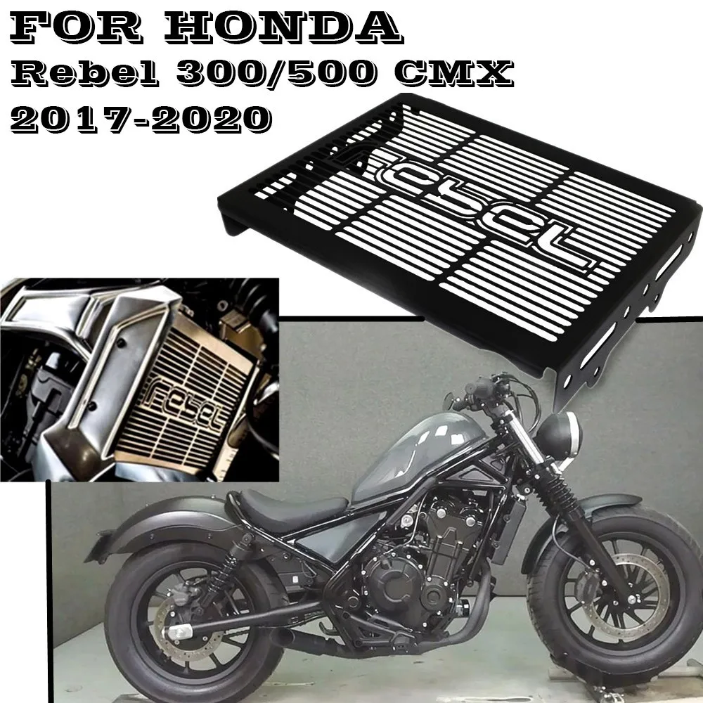 

Suitable for Honda REBEL CMX300 CM500 modified stainless steel water tank protecting wire net radiator net cover