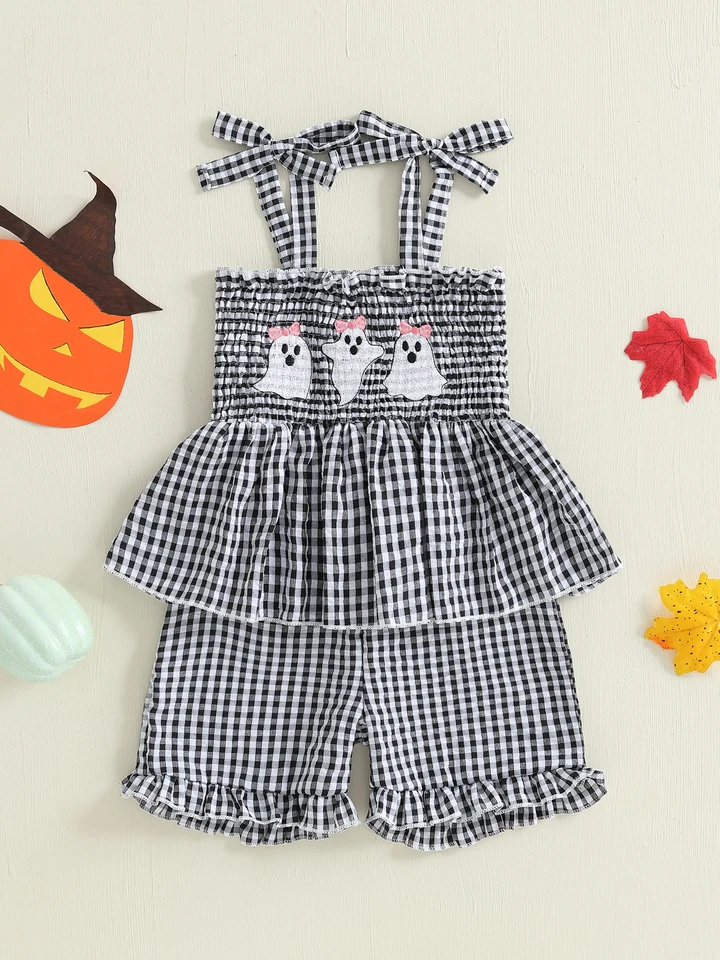 Toddler Boy Thanksgiving Plaid Turkey Jumpsuit