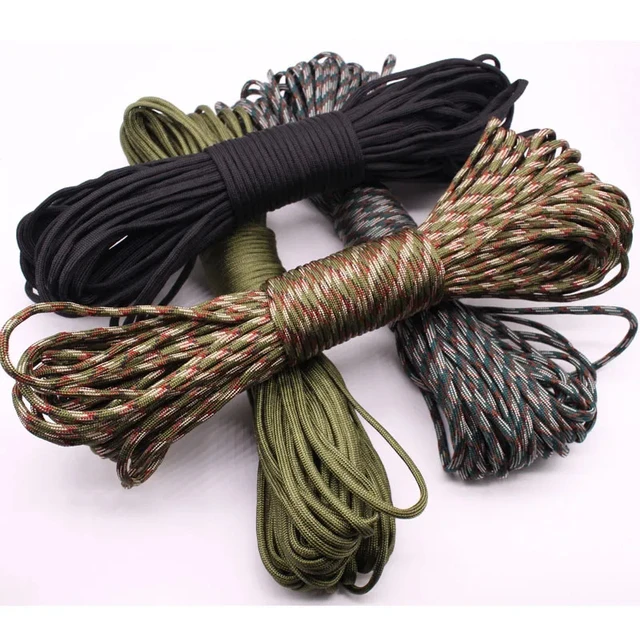 31M Paracord Cord 7 Cores 550 Tactical Rope Dia 4mm for Outdoor