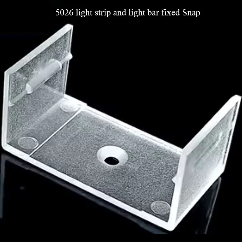 Plastic Line Lights LED Snap Fixadores Transparente