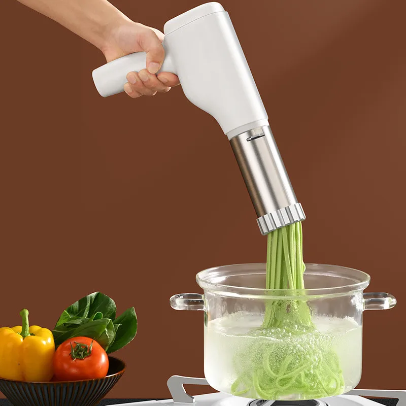 Home Noodle Machine Wireless Handheld Electric Noodle Gun Machine Portable Automatic Dough Pressing 3/5 Molds