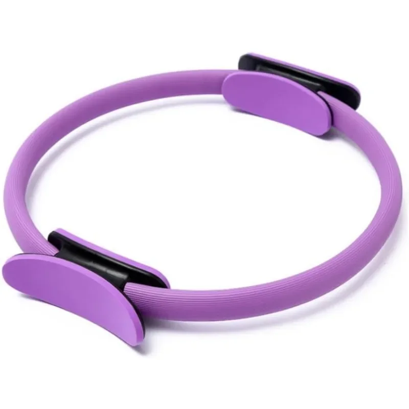 Yoga Pilates Ring Durable Non-Slip Exercise Circle Dual Grip Thigh Pelvic Floor Muscle Training