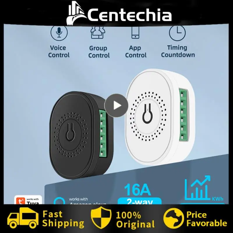 

Мини-переключатель Tuya 16 А с поддержкой Wi-Fi и РЧ 433 и таймером