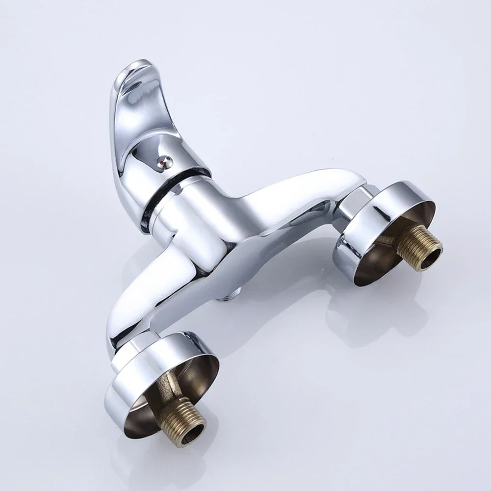 Wall-mounted Shower Faucet Bathrooms Bathtubs Chromes Finish Mixer Faucet Replacement Shower Tap Silver bathroom faucet,bathroom shower faucet set