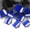 8Pcs Cutting Guide Comb for Wahl with Metal Clip 3171-500,Fits for Multiple Size Wahl Clippers Blue 3