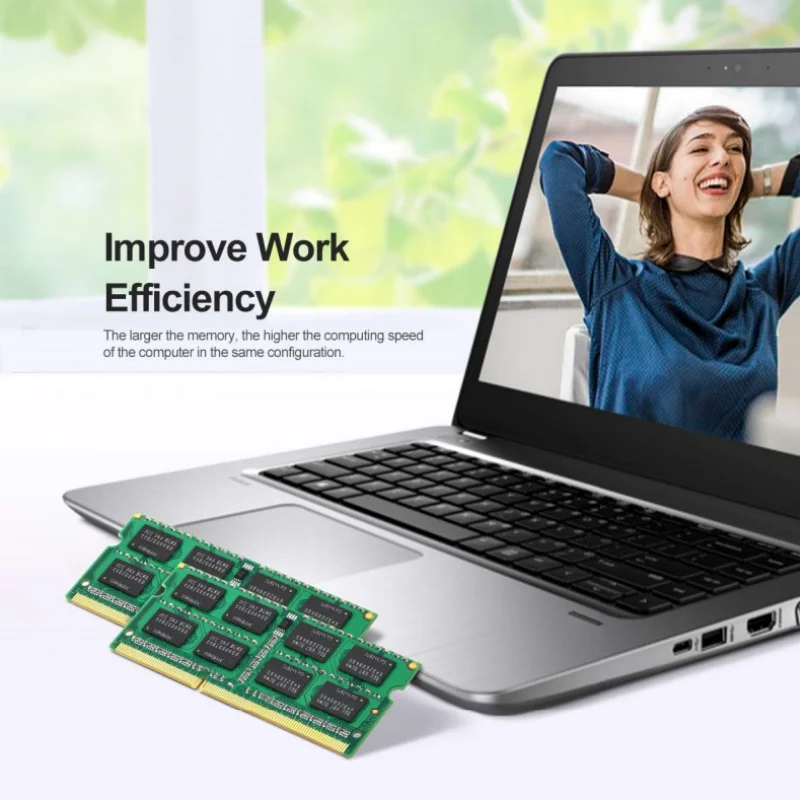 노트북용 DDR3 SODIMM RAM 2GB 4GB 8GB 1066MHz 1333MHz 1600MHz PC3-12800S 8500S 10600S 1.5V 204핀 노트북 메모리 업그레이드