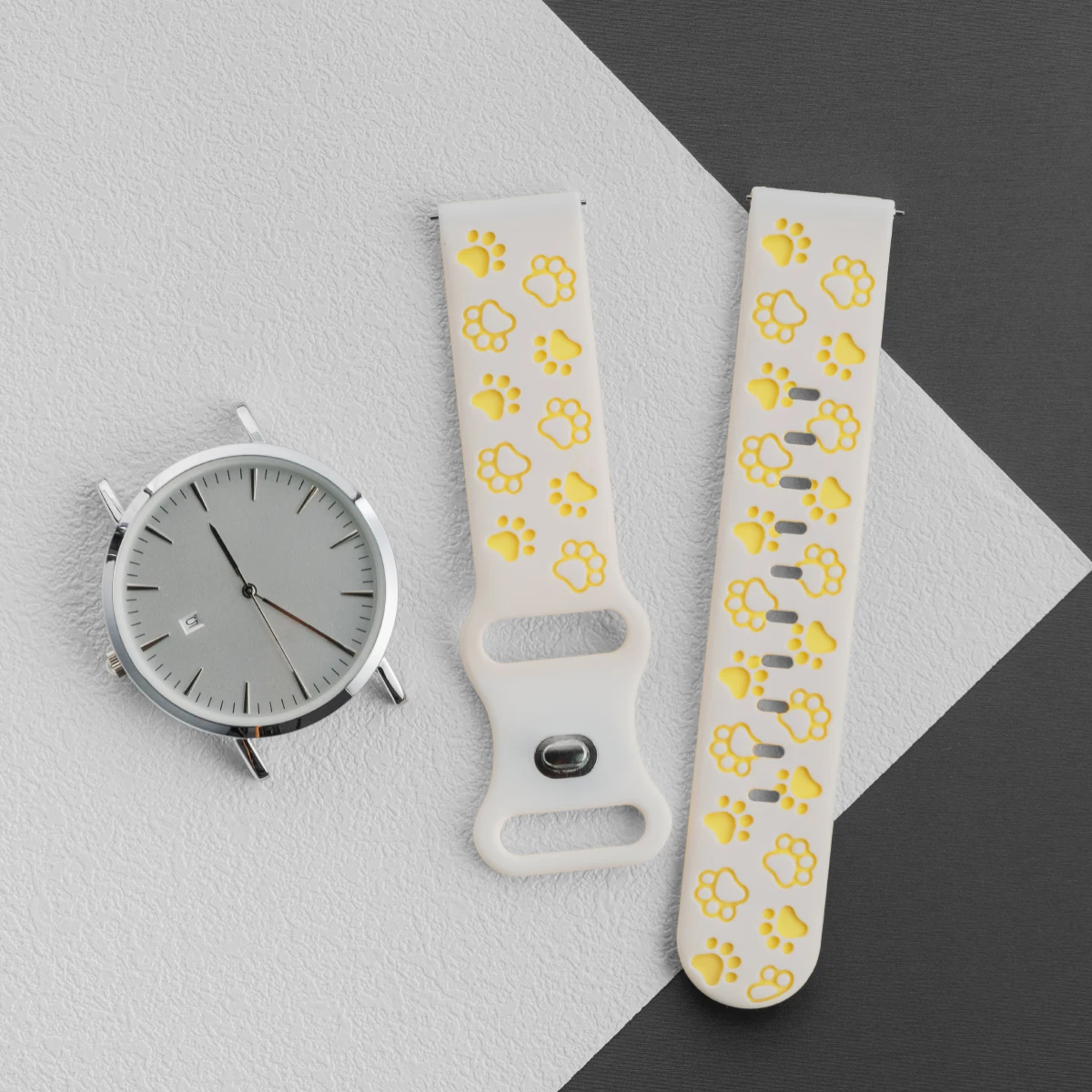 20mm Silicone Wrist Strap for Smartwatches - Durable and Comfortable Wristband