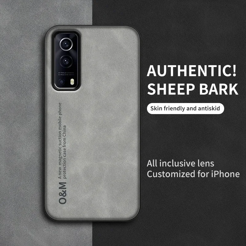 Luxury Magnetic Leather Silicone Phone Case Cover