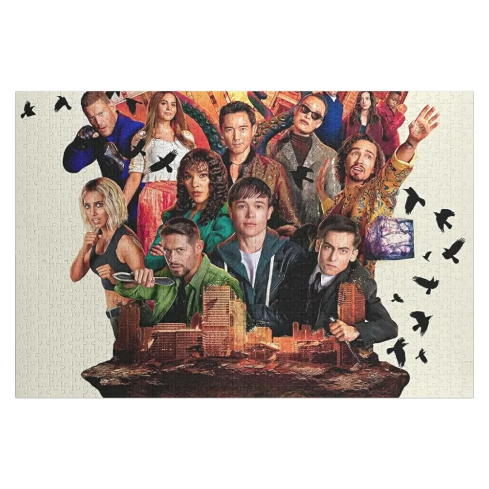 

The Umbrella Academy (2019) Jigsaw Puzzle Woods For Adults Custom Name Child Toy Puzzle