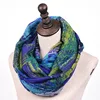 Fashion Women Cotton Print Infinity Scarf Warm Soft Ring Scarves Circle Loop Foulard Femme Snood Neck Wrap Shawl 5