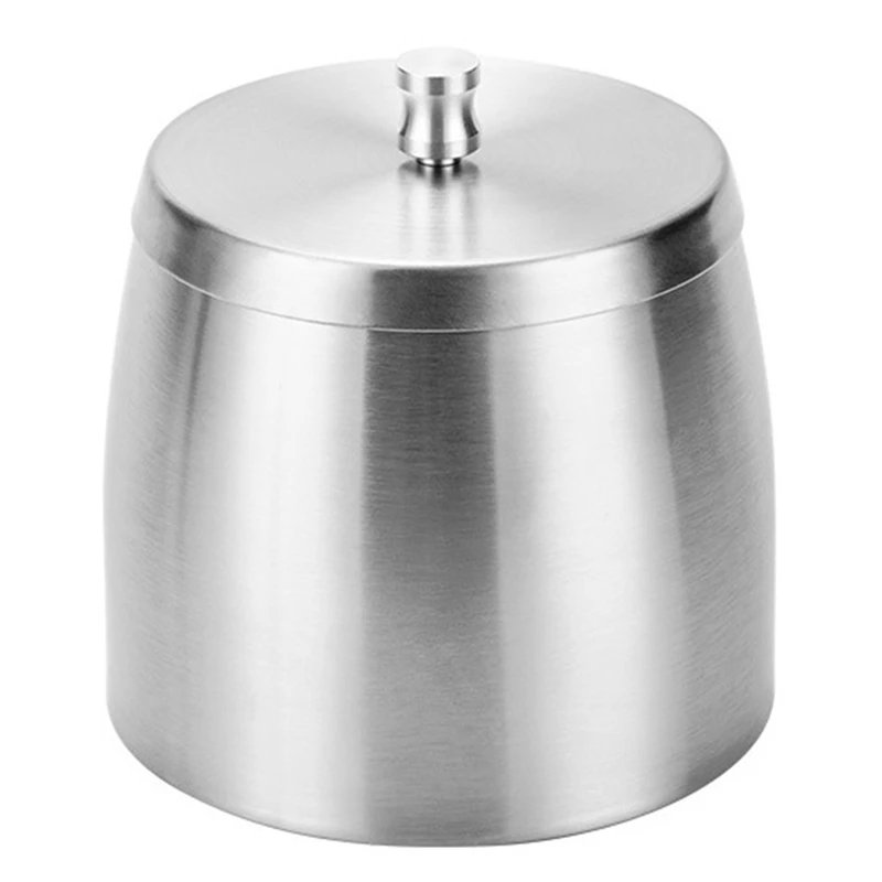 

Пепельница большого размера с крышкой, пепельница для внутреннего дворика, ветрозащитный бездымный пепельница из нержавеющей стали