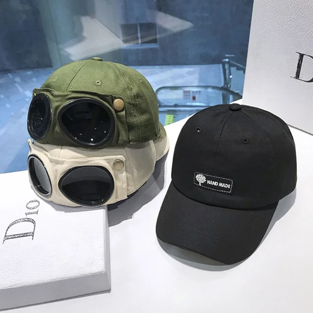 세련되고 기능적인 남녀공용 레트로 파일럿 야구 모자