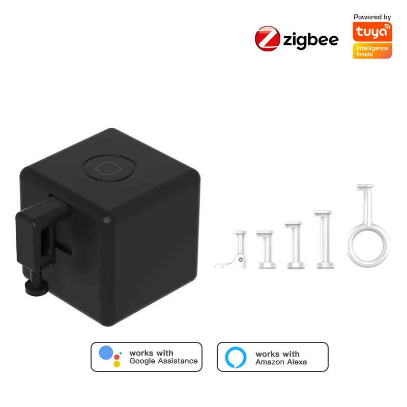 Tuya Zigbee Smart Fingerbot Switch Kits Botão Remoto sem Fio Pusher Robot com Multi Braços Suporta Alexa Google Home Voice
