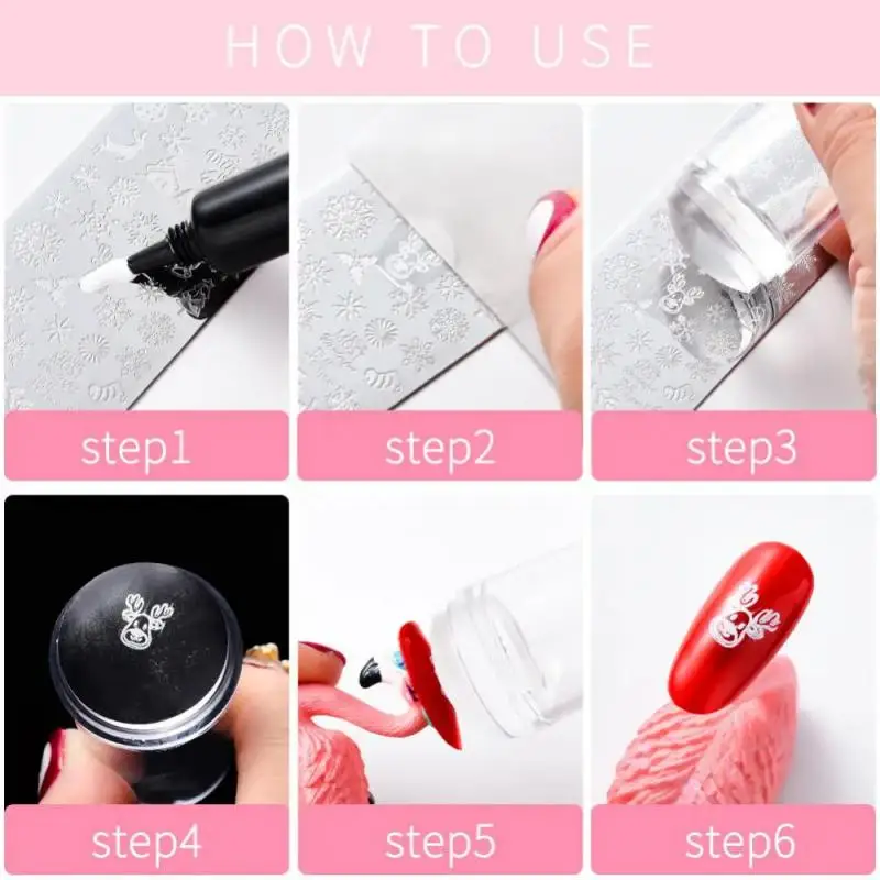 Nail Art Templates Stamping Plate Design Flower Butterfly Nail Stamp Templates Leaf Floral Printing Stencil Plates Image manicur 4