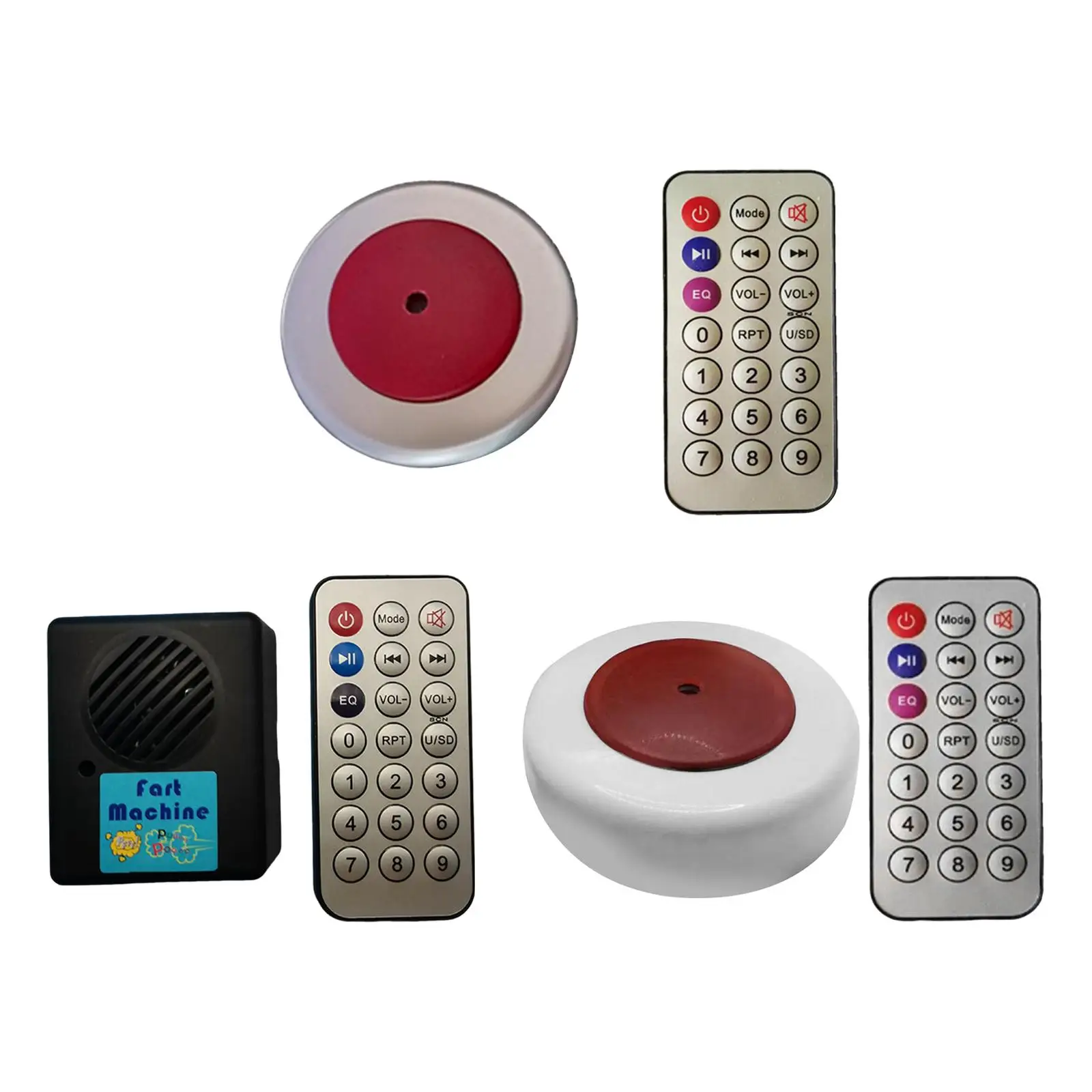 Creative Fart Machine Multiple Sound Effects Kids Gift Joke Props Remote Control Farting Toys