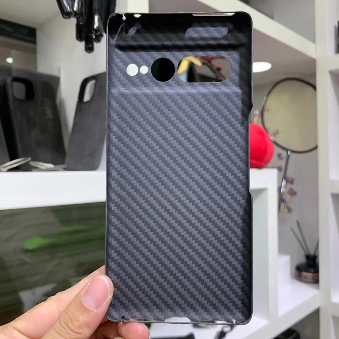 New Real Aramid Fiber Carbon For Pixel 7 Pro Ultra Thin Light Shockproof For Google Pixel 7 Carbon Fiber Case Cover