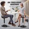 Active Chair with Handle, Height-Adjustable (24.6-34.4") Wobble Chair Made of Elastic Fabric & 45 mm Foam 6
