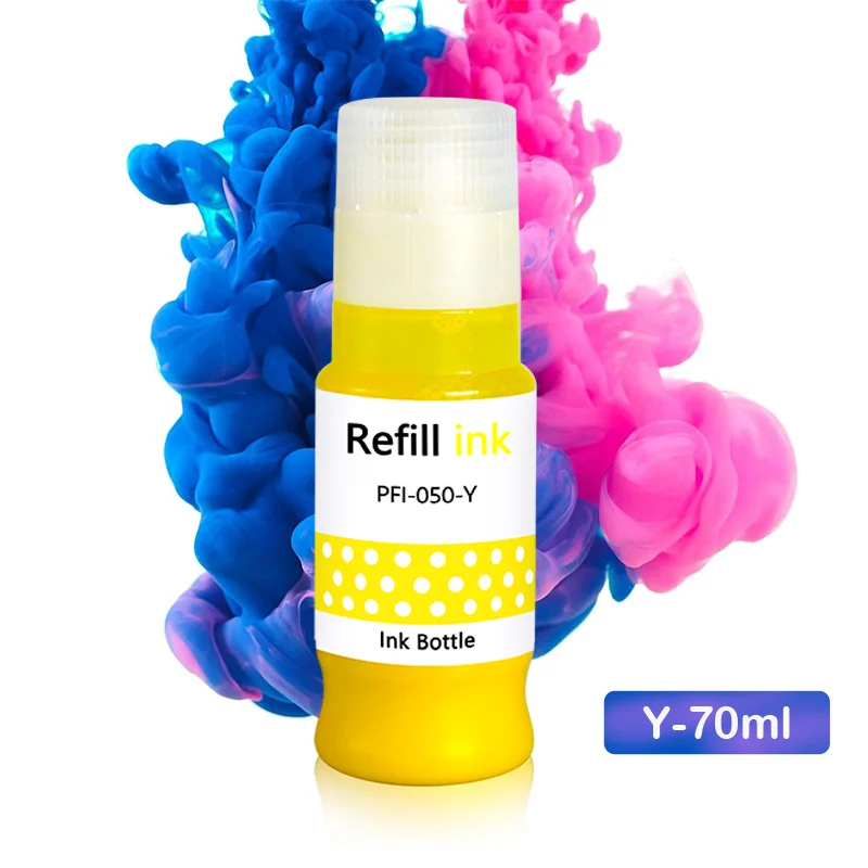 Ink Refill Kit Dye Ink Refill Inkjet Printer Ink Ink Cartridge Refill Kit Ink Refill 1Set/4pcs PFI050 PFI-050 PFI 050 Pigment Ink For Canon TC-20 TC-20M Printer Compatible Bottle Ink Waterproof Colorful Refill Ink