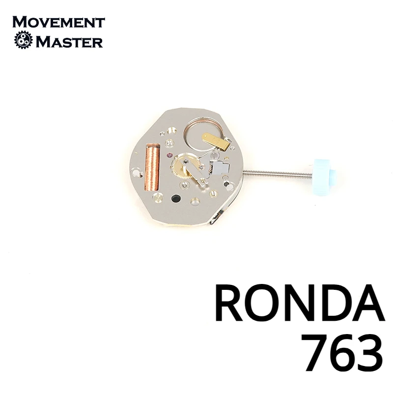 

Switzerland RONDA 763 Movement 3 Hands Quartz Movement 762 2 Hands Watch Repair Movement Replacement Parts