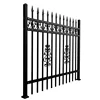 Wholesale Modern Wrought Iron Picket  Fencing Trellis Gates 1
