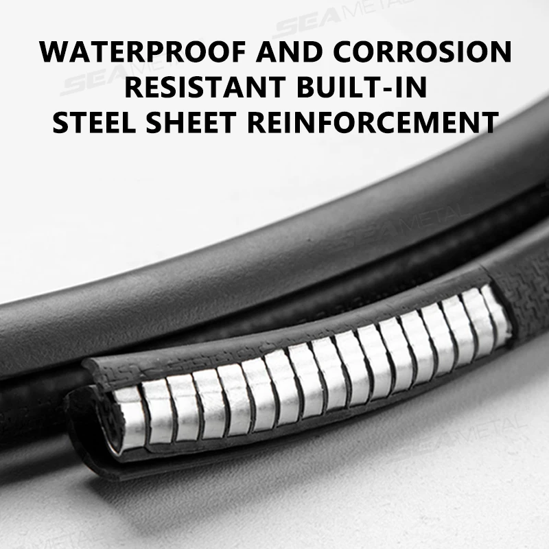 Car Door Edge Scratch Protector Strip B Pillar Rubber Moulding Trim Protection Side Adhesive Sealing Guard Stickers