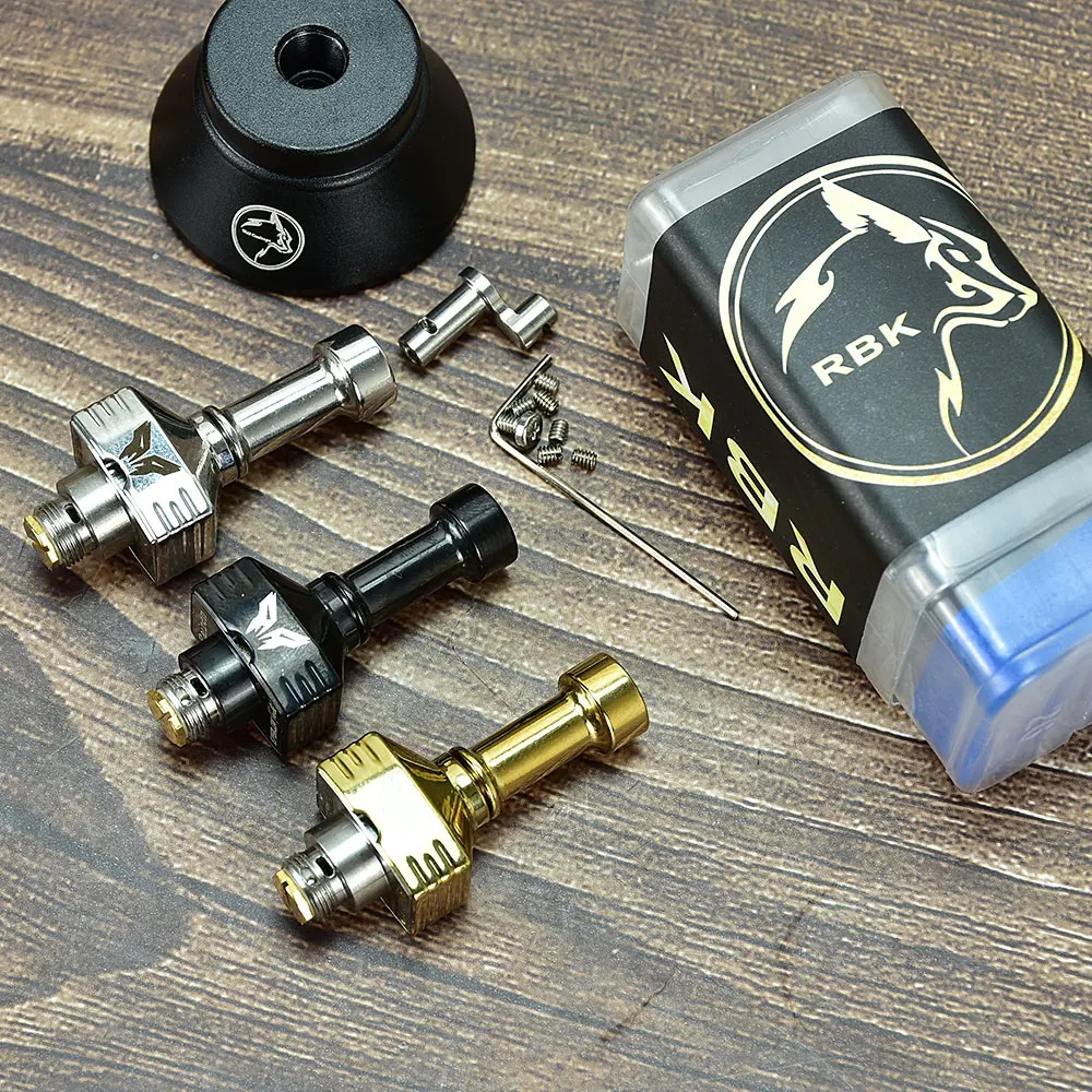 

Обслуживаемый атомайзер wolfcoolvape Raizen в стиле RBA Bridge boro 316ss для атомайзера заготовки/BB/Boro, атомайзер MOBB bb rba